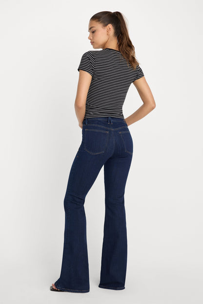 Indigo Never Fade Good Legs Flare Jeans