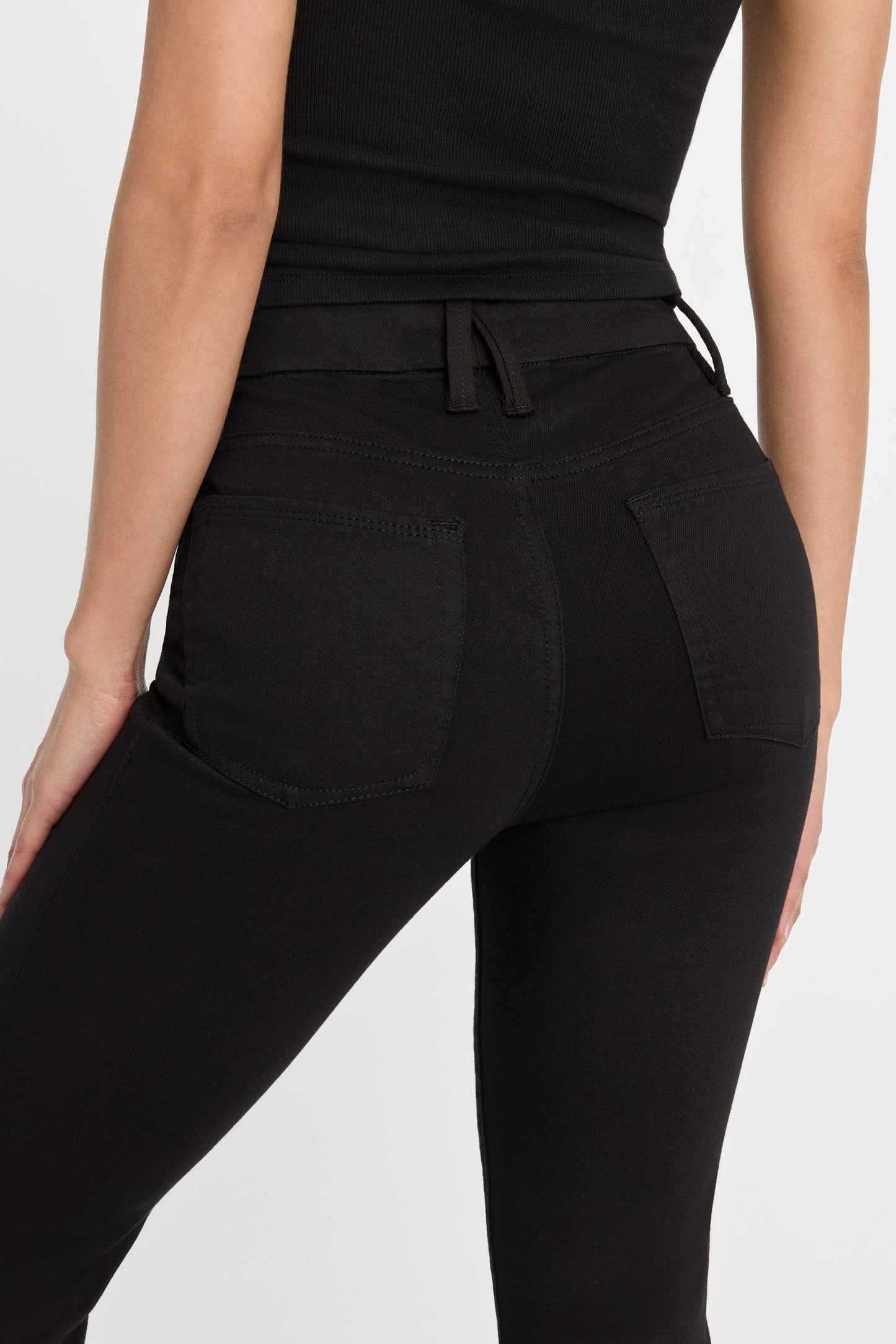 Black Never Fade Good Legs Flare Jeans