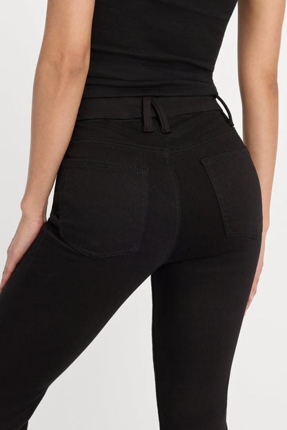 Black Never Fade Good Legs Flare Jeans