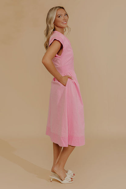 Pink Zipper Dress