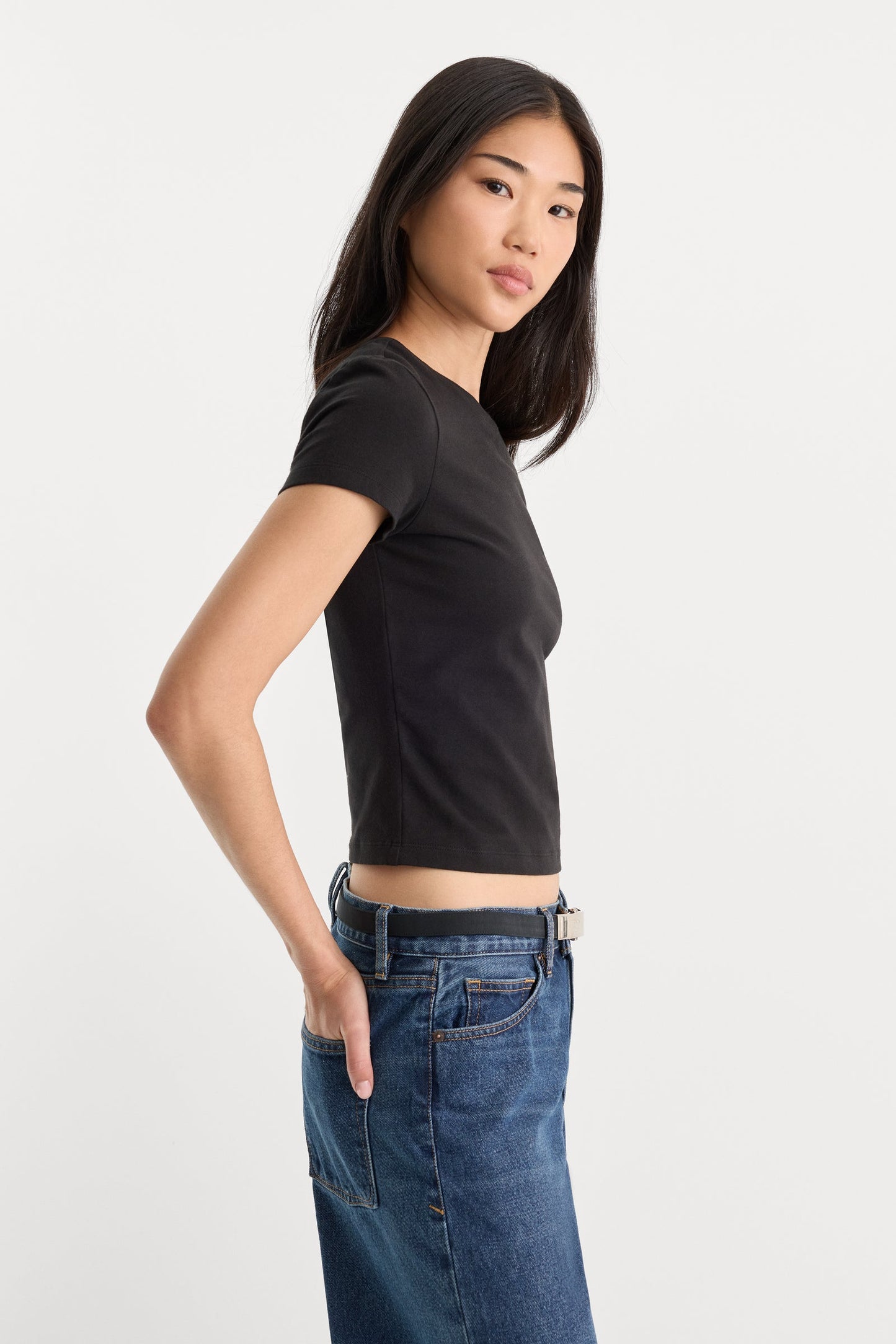 Black Baby Tee