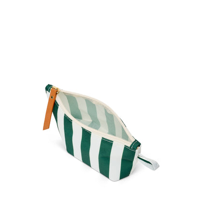 Green Small "Cabana" Pouch