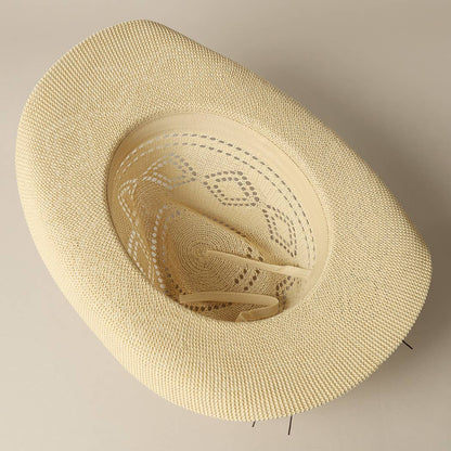 Cowboy Panama Adjustable Sun Hat