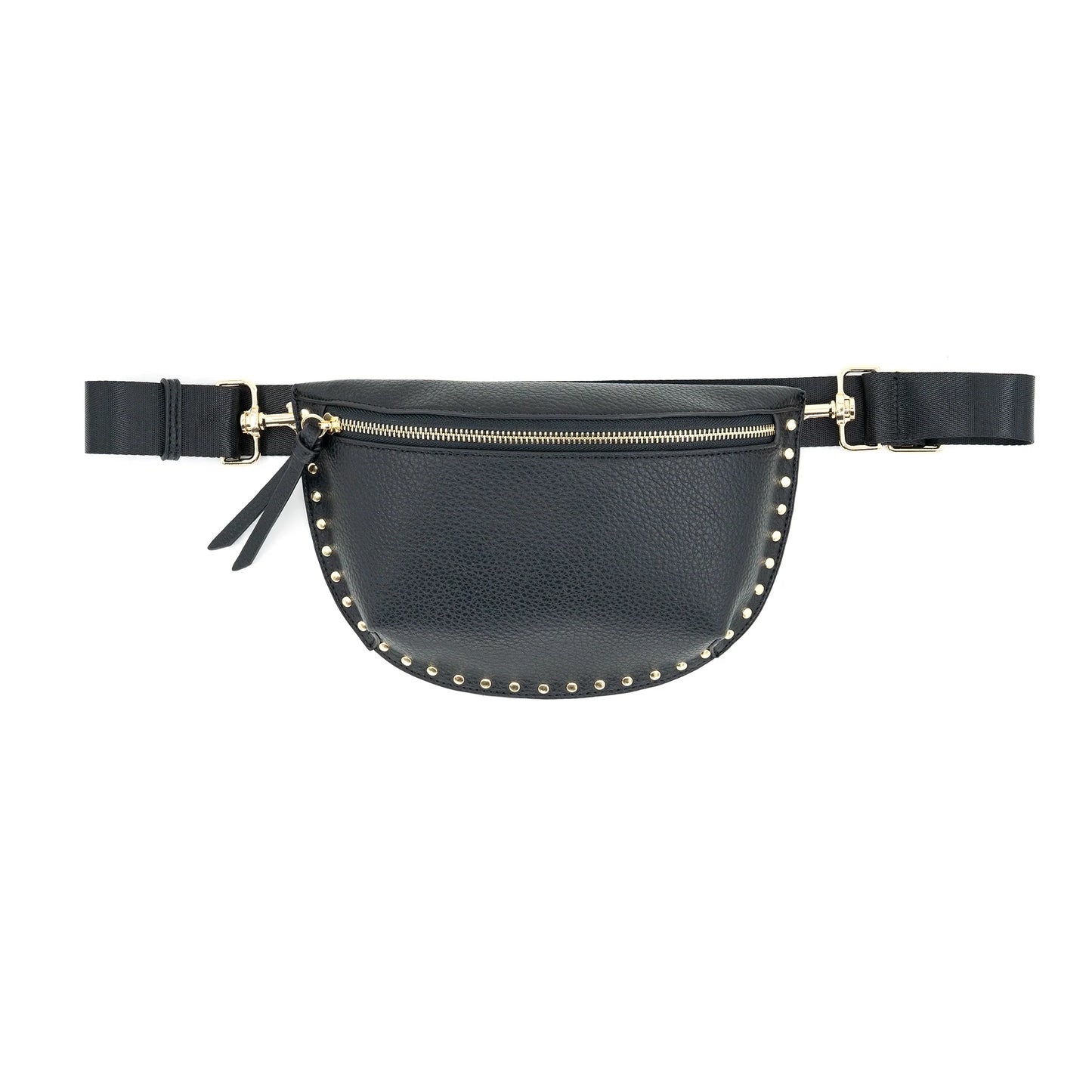 Fanny Pack With Studs - Black