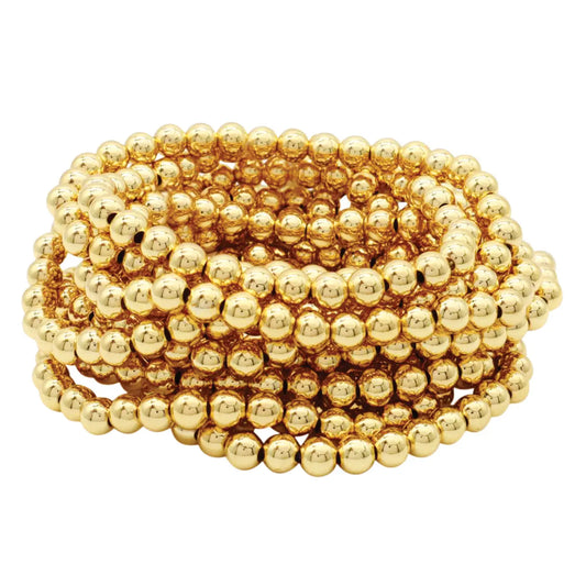 Gold Beaded Bracelet