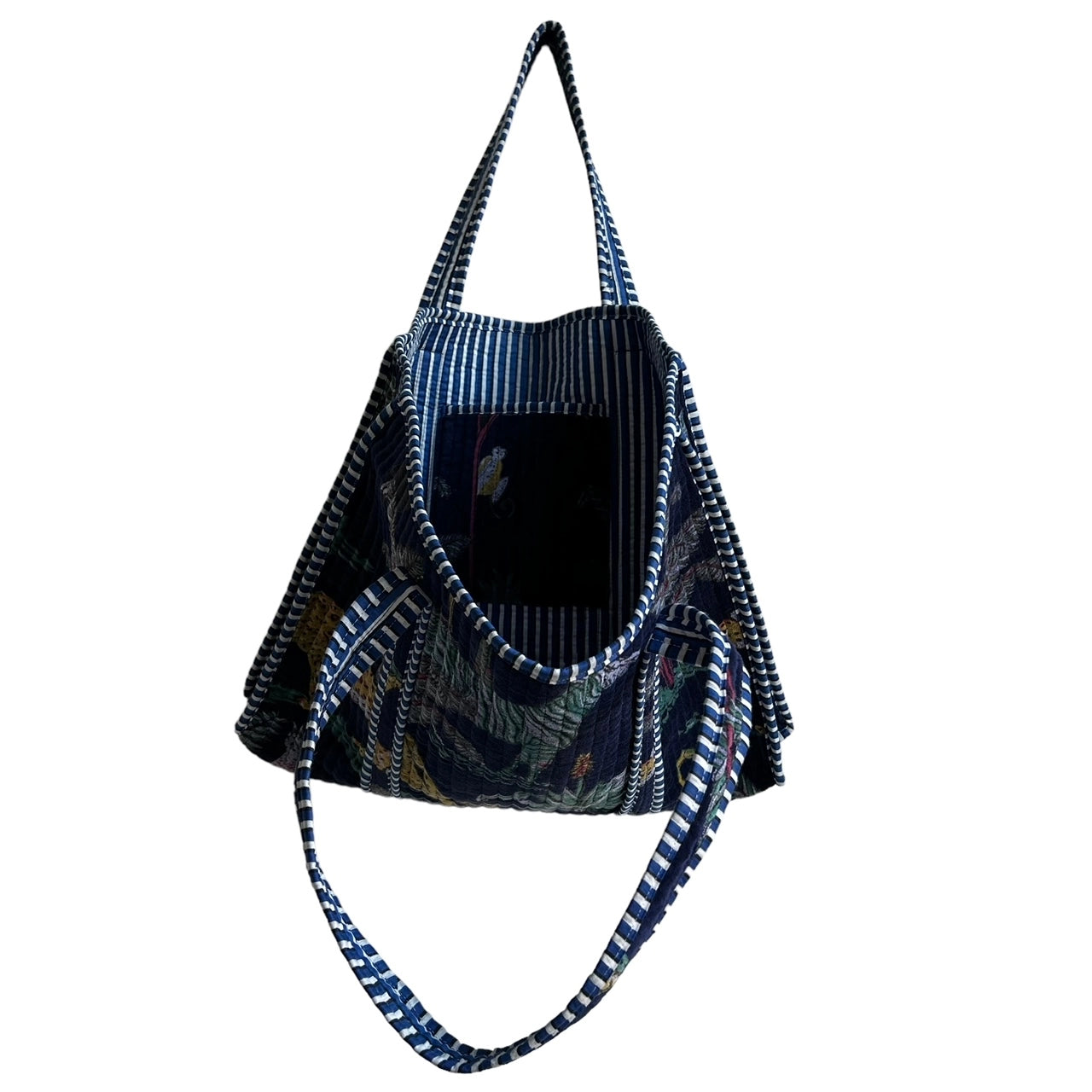 Madagascar Navy Tote