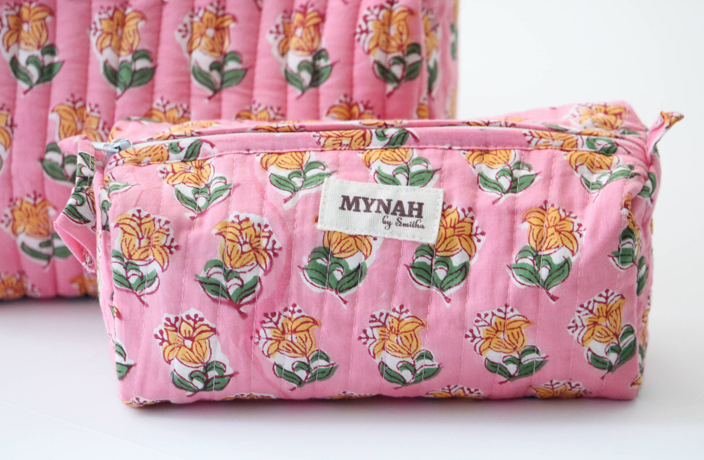 Set of 3 Bubblegum Print Travel Bag