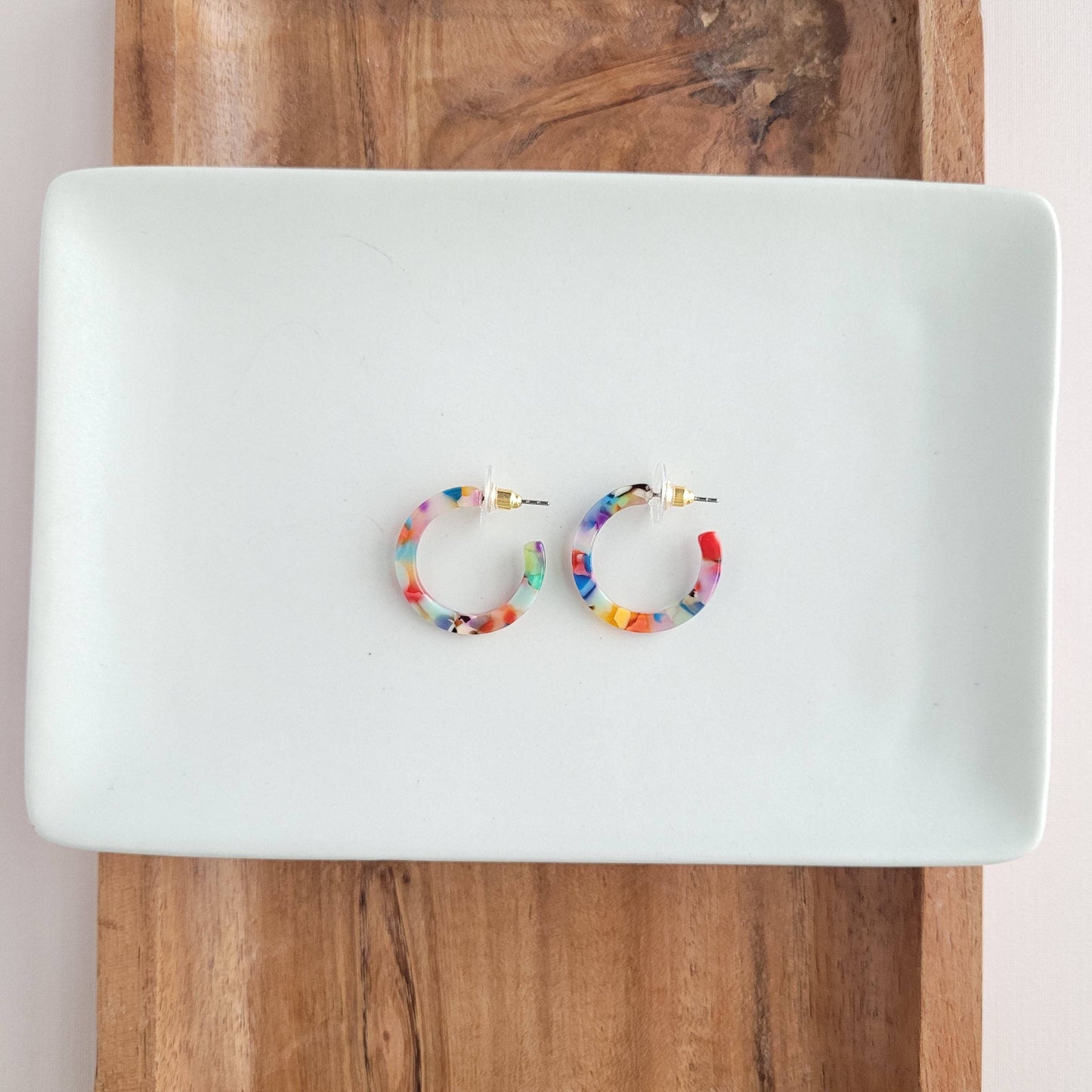 Rainbow Mini Hoops