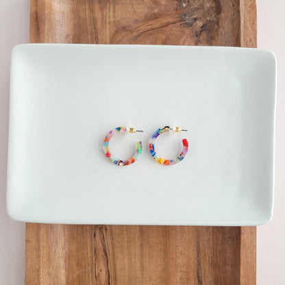 Rainbow Mini Hoops