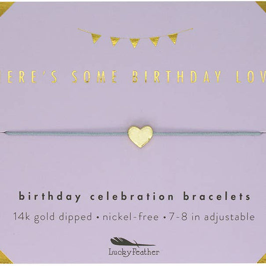 Gold Birthday Celebration Bracelet