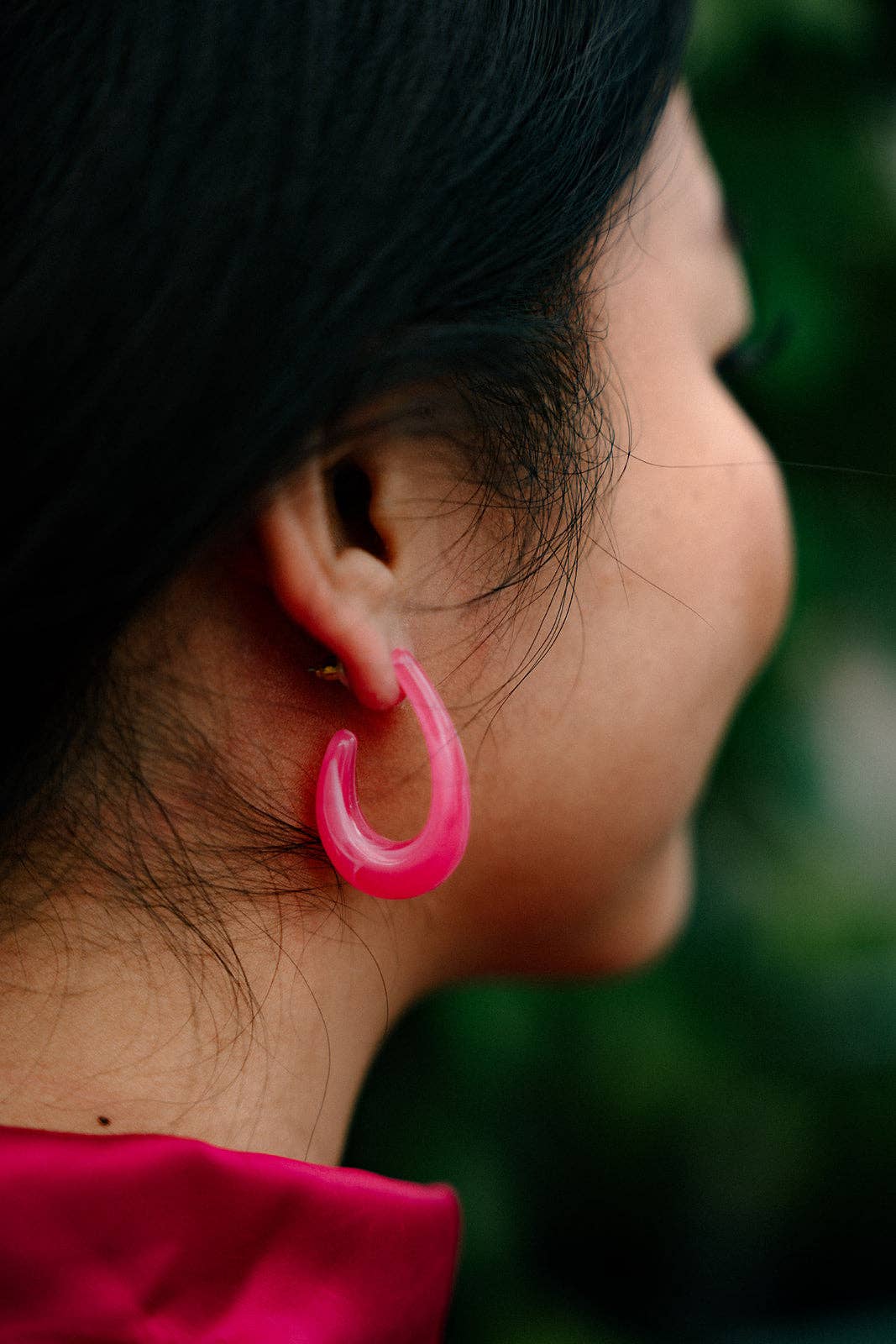 Berry Pink Hoops