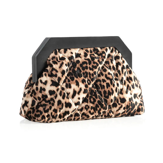 Bailey Leopard Clutch