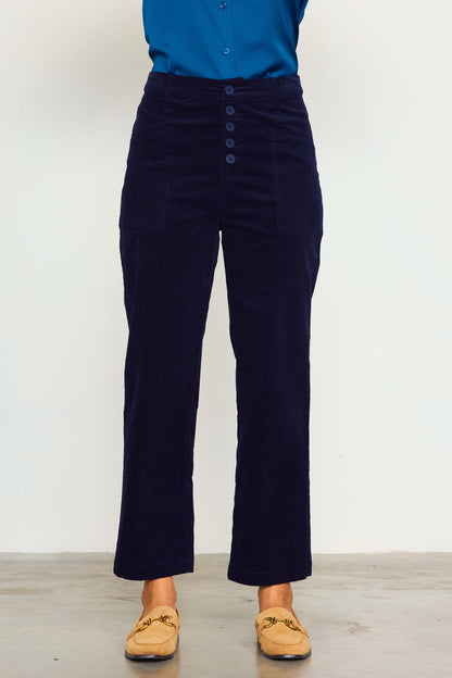 Navy Corduroy Pants