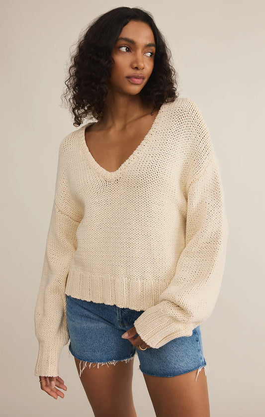 Vida Sweater - Sea Salt