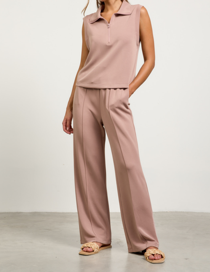 Mauve Soft Modal Pants