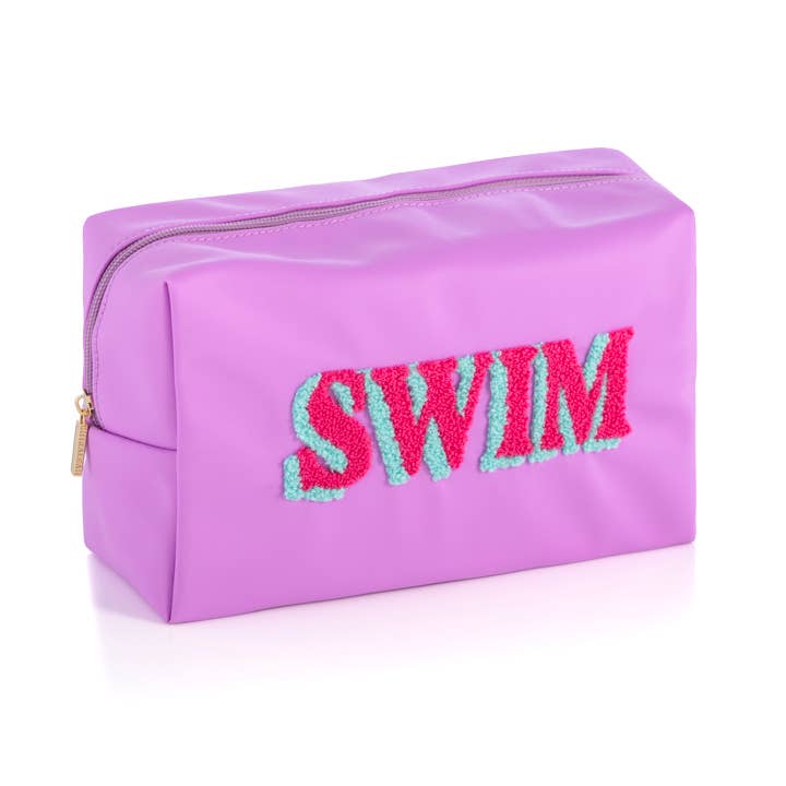 Lilac Joy Swim Zip Pouch