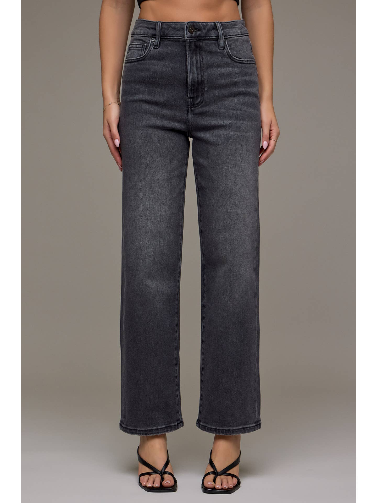 Charcoal Clean Straight Jean