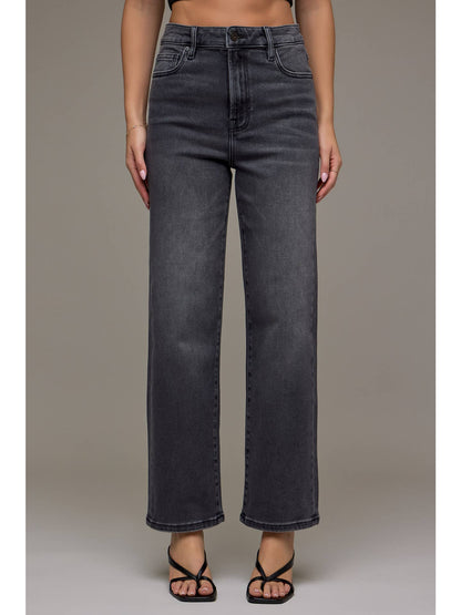 Charcoal Clean Straight Jean