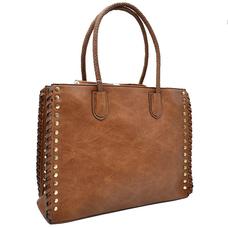 Brown Studded Bag