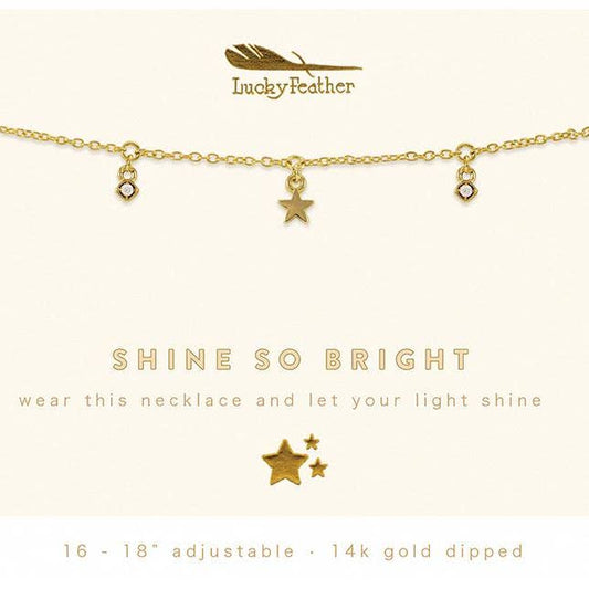 Shine So Bright Gold  Necklace Gold