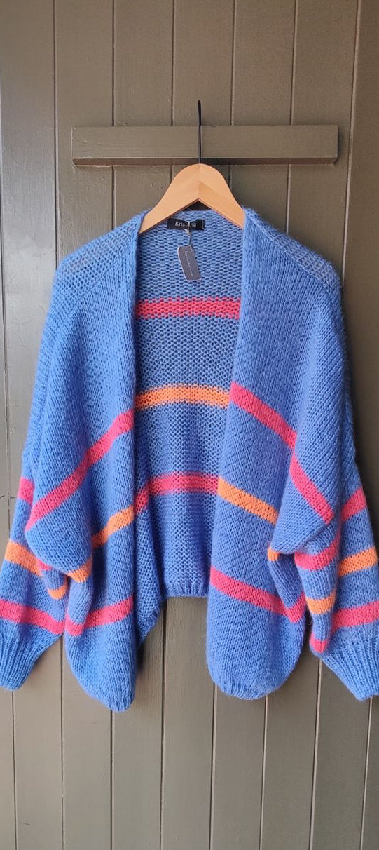 Blue Stripe Cardigan