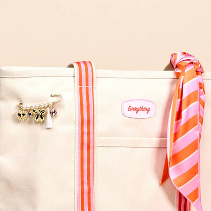 Tote Bag–Sicily Stripes Pink