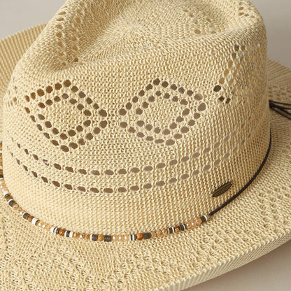 Cowboy Panama Adjustable Sun Hat
