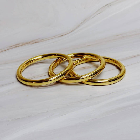 Golden Stack Luxe Bangle Set