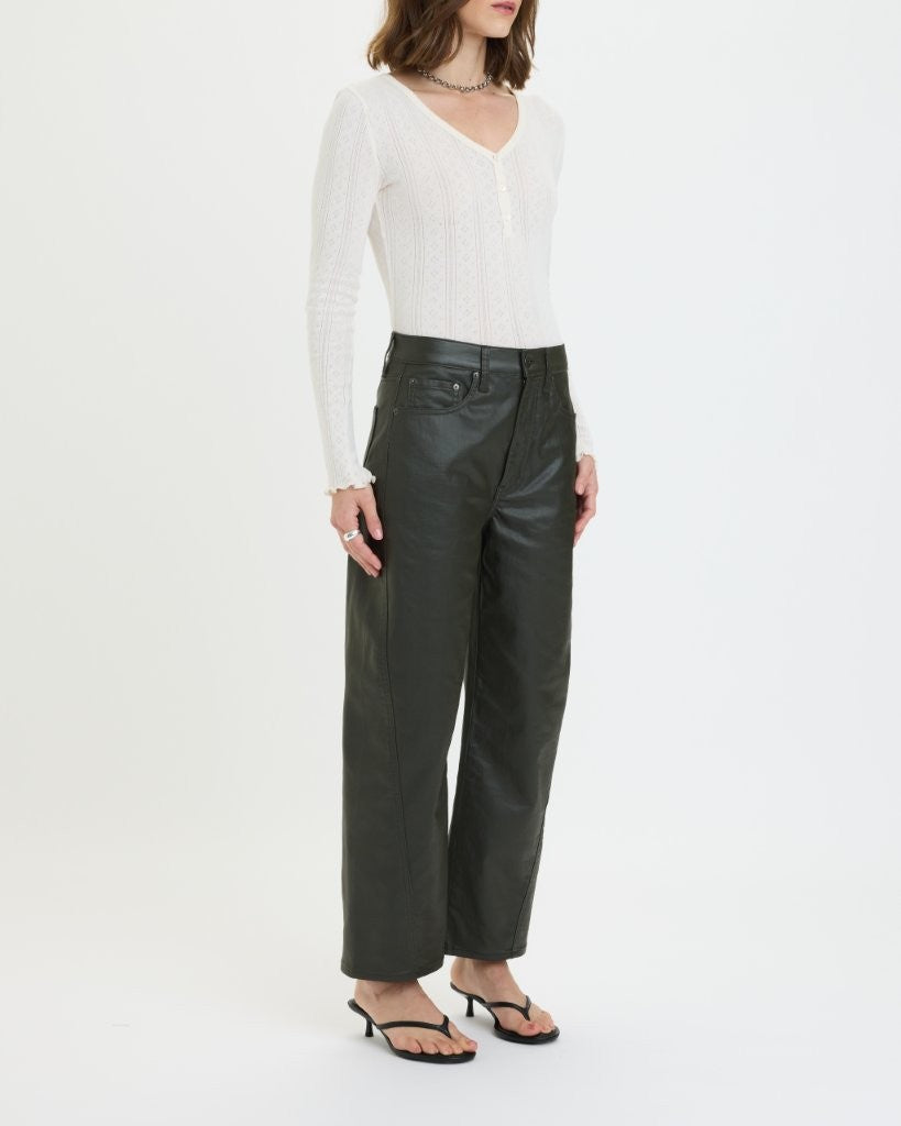 WESTWARD HIGH RISE SEAMED BARREL