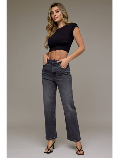 Charcoal Clean Straight Jean