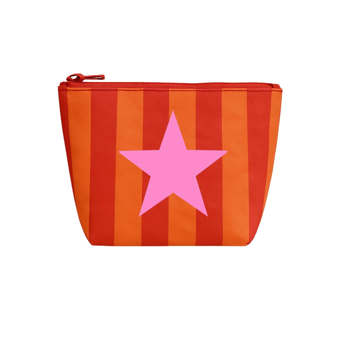 Red/Orange Stripe Pouch