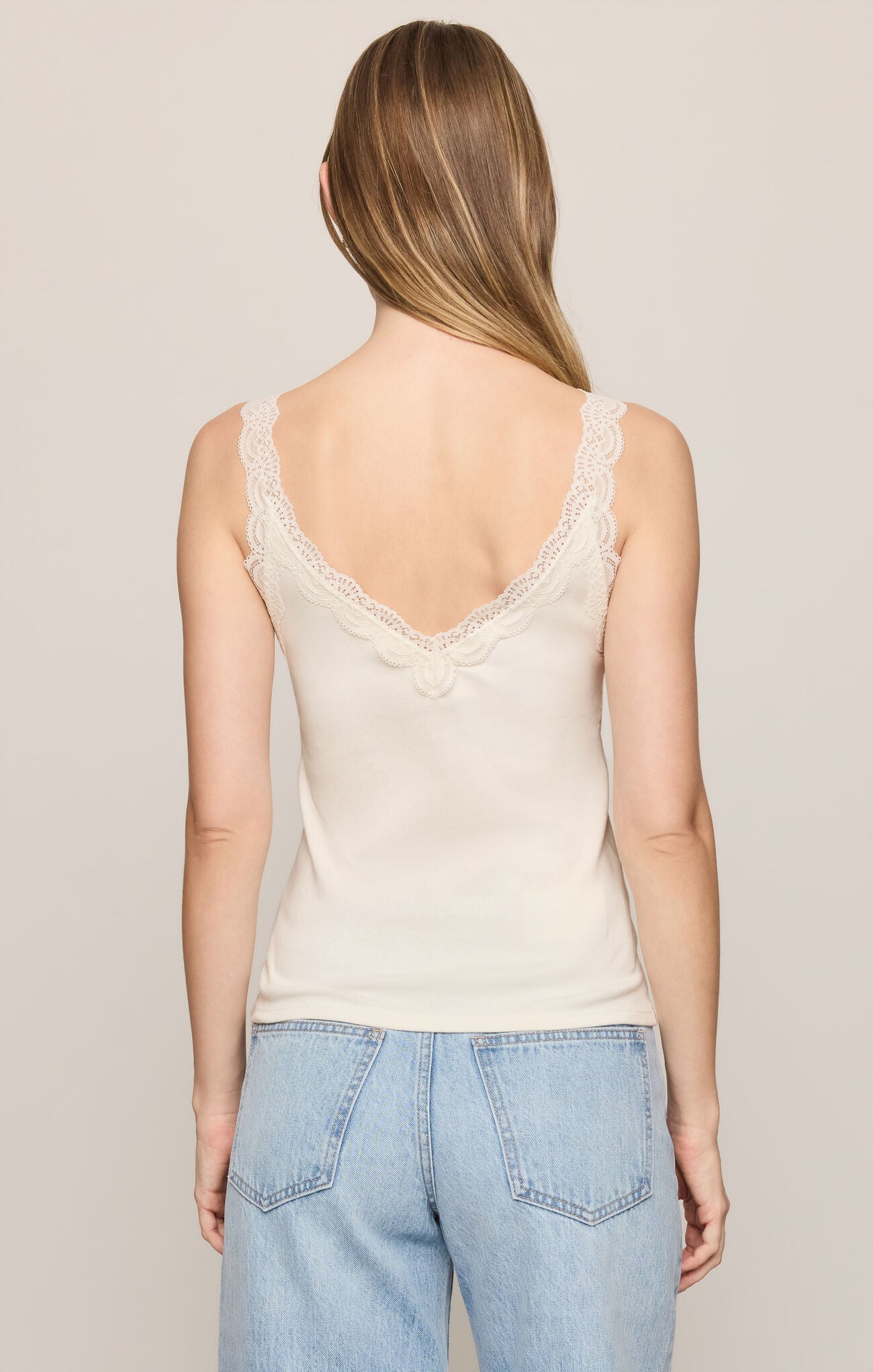 Sandstone Eve Lace Tank