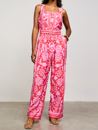 Coral Pink Jumpsuit