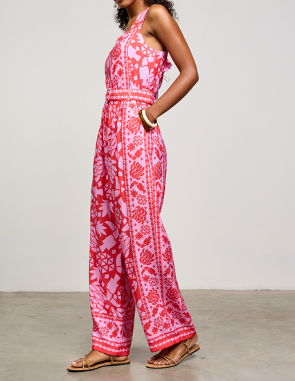 Coral Pink Jumpsuit