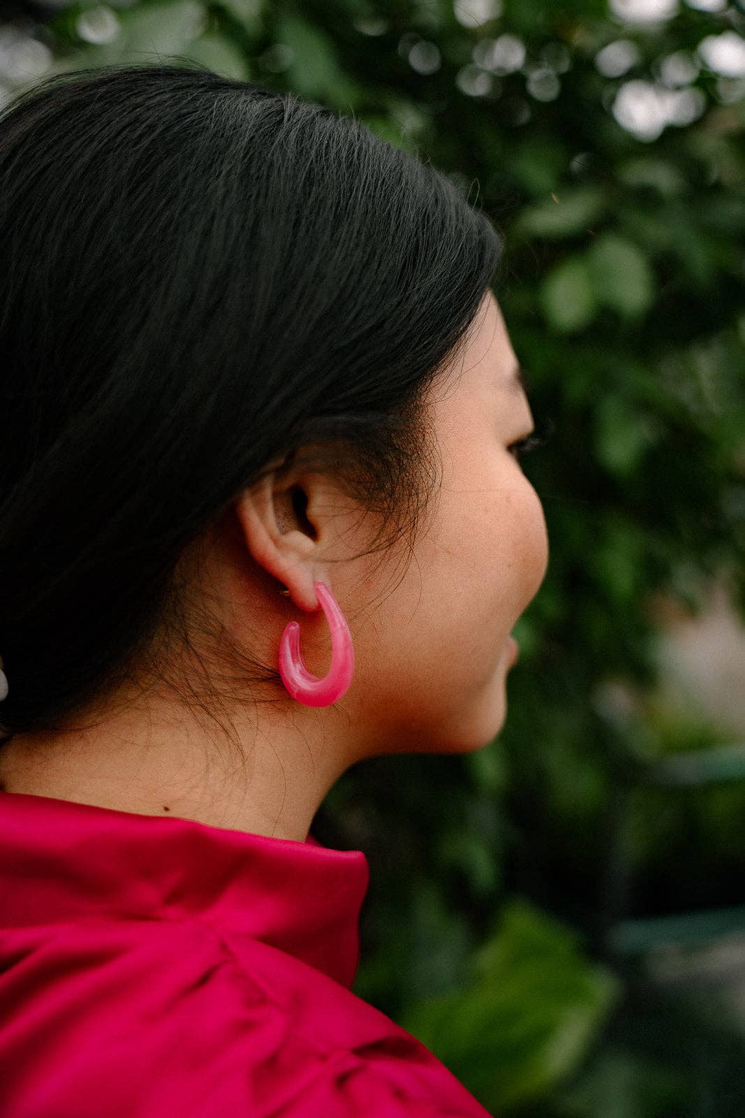 Berry Pink Hoops