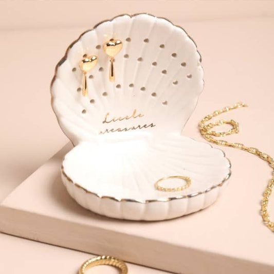 Shell Earring Holder and Jewelery Dish