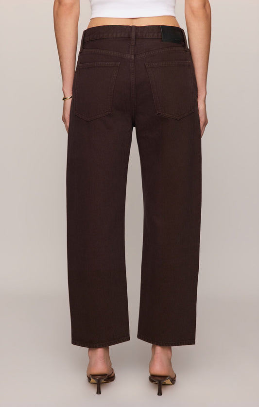 Gilded Umber Off Duty Bowed Ankle Jean