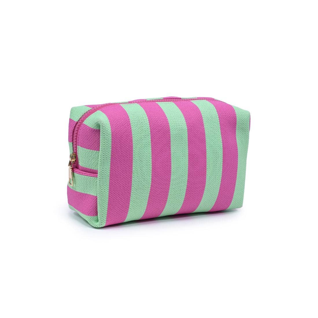 Mint and Pink  Cosmetic & Travel Pouch