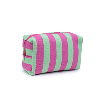 Mint and Pink  Cosmetic & Travel Pouch