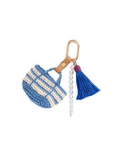 Mini Tote Bag/Key Charm