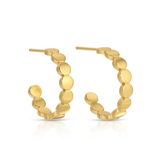 Gold Plated Multi Circle Hoops