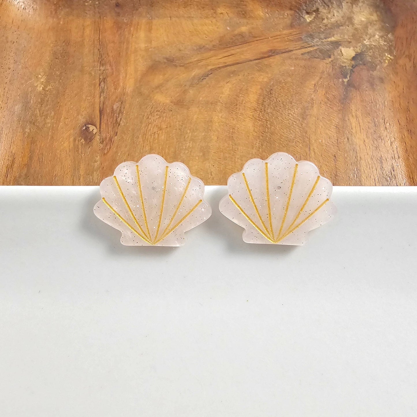 Seashell Studs