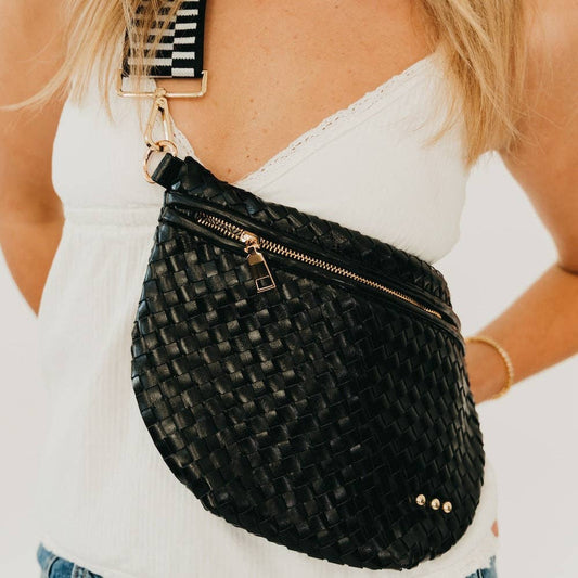 Black Woven Bag