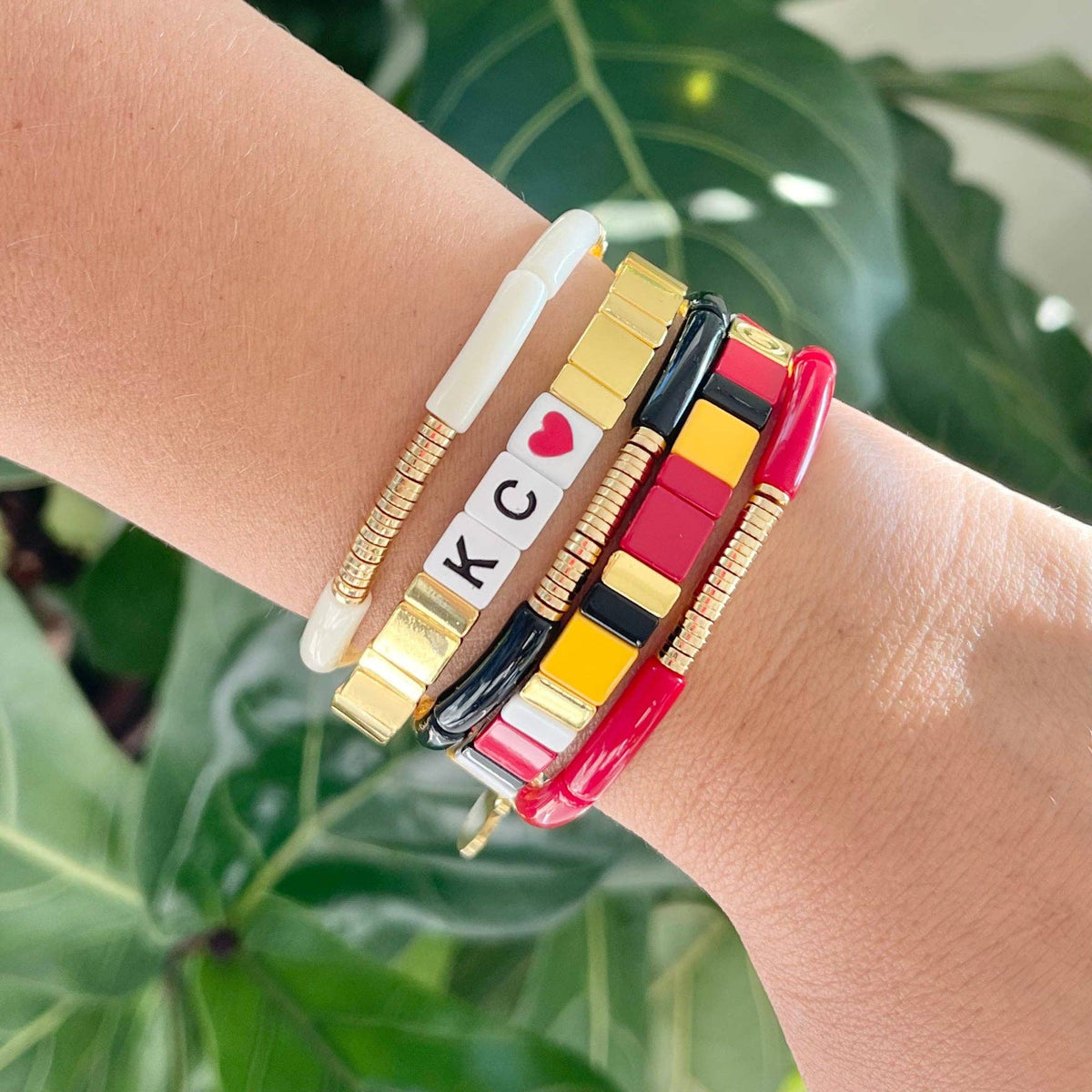 Red Tile Bracelet
