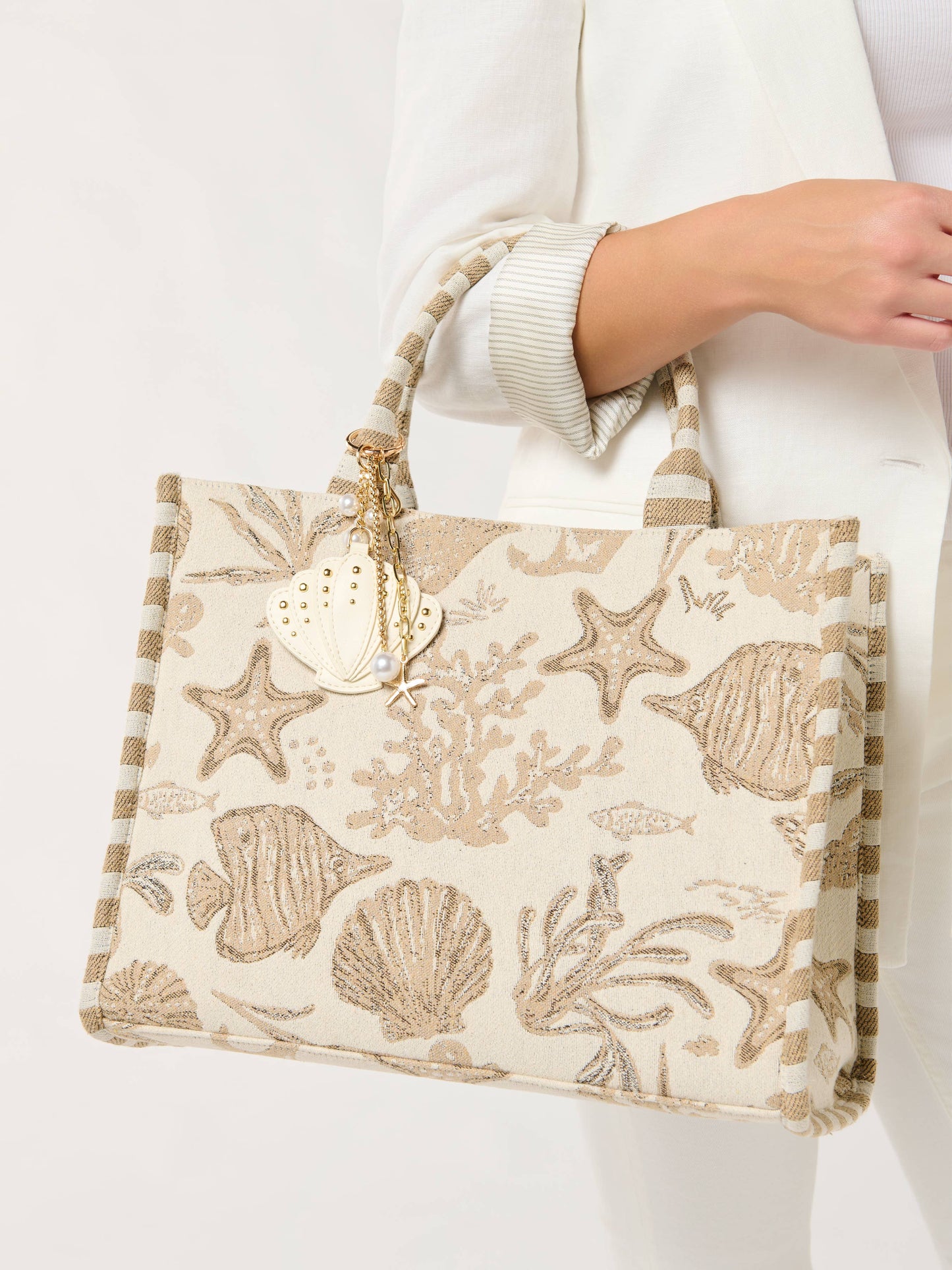 Seashell Bag/Key Charm