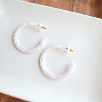 Pearl Hoops