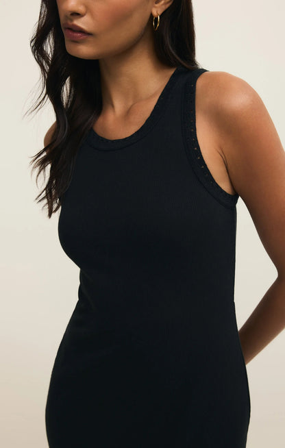 Black Clarke Midi Dress