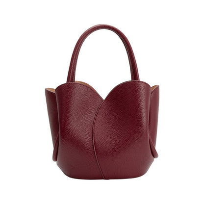 Tulip Burgundy Vegan Leather Bag
