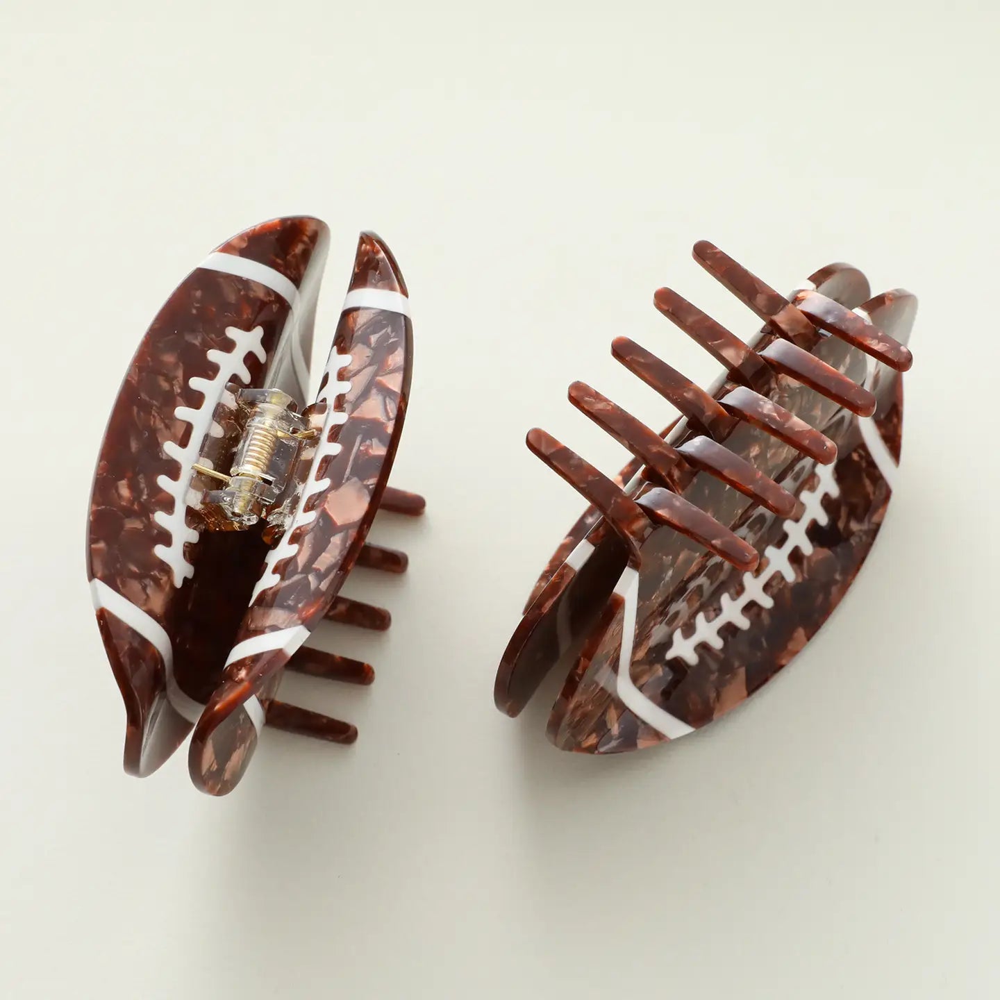 Large Football Claw Clip