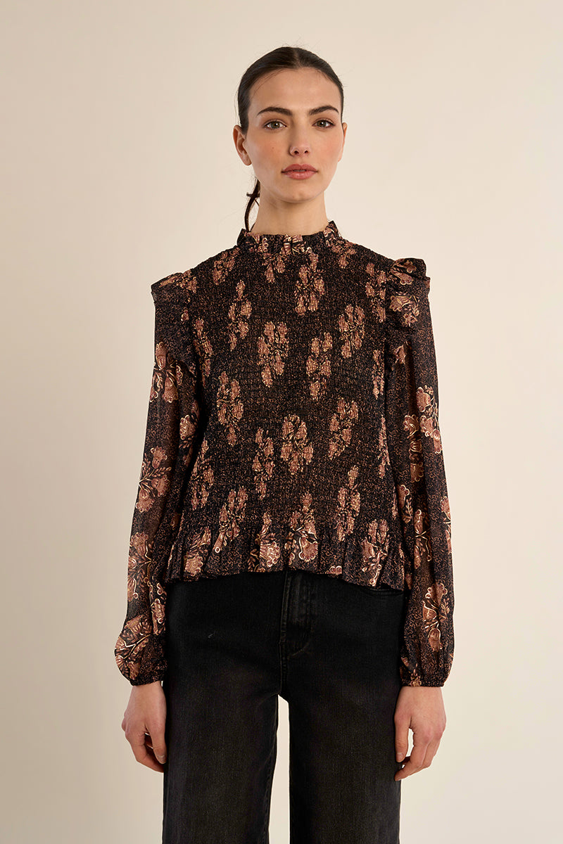 LADIES WOVEN TOP
